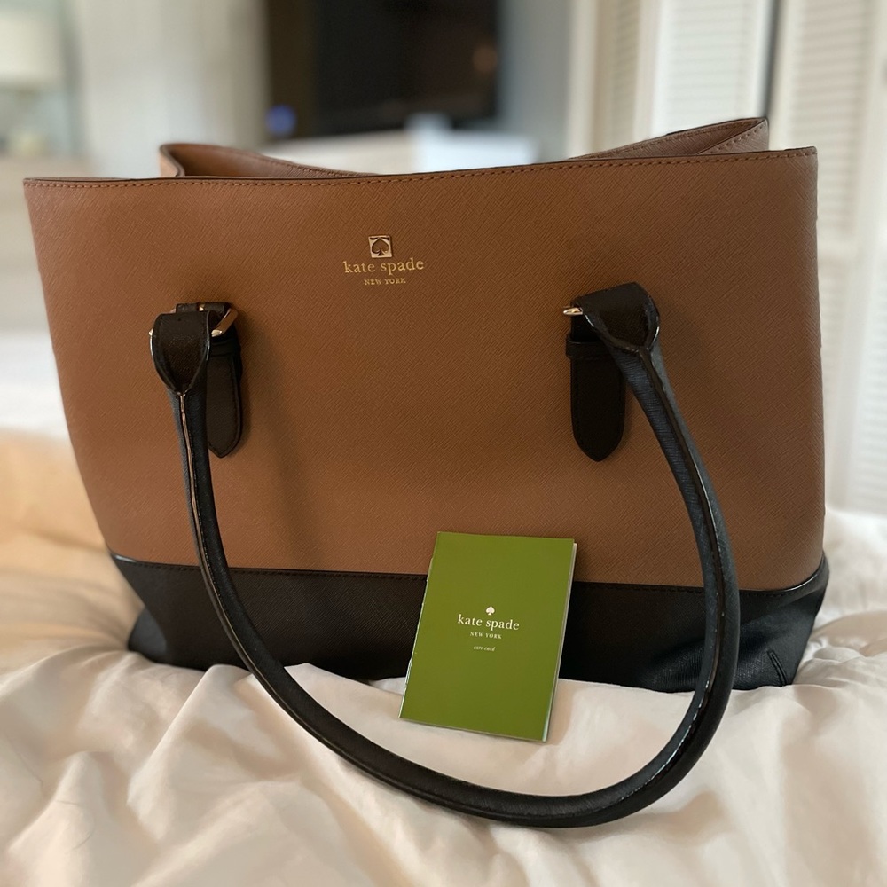 KATE SPADE Color Block Cove Street Ariel Tote Bag Large